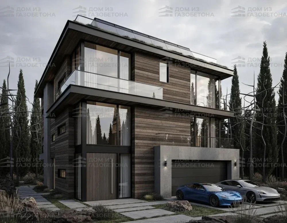 Проект Двухэтажный дом 15 на 11, 198 м2