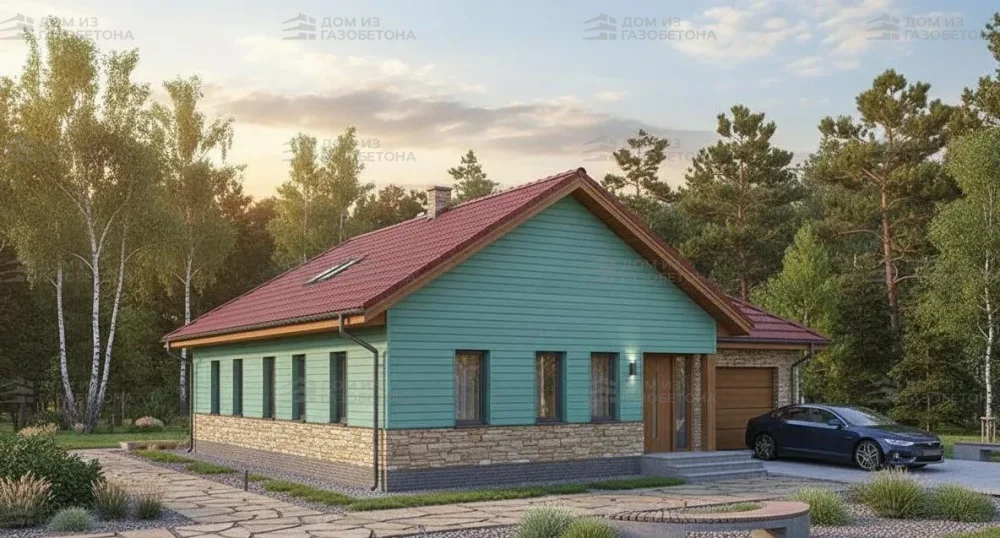 Проект Двухэтажный дом 10 на 17, 174 м2