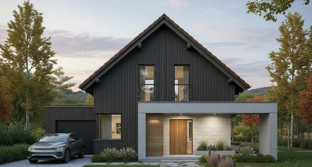 Проект Двухэтажный дом 12 на 15, 174 м2