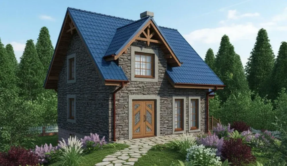 Проект Двухэтажный дом 7 на 6, 135 м2