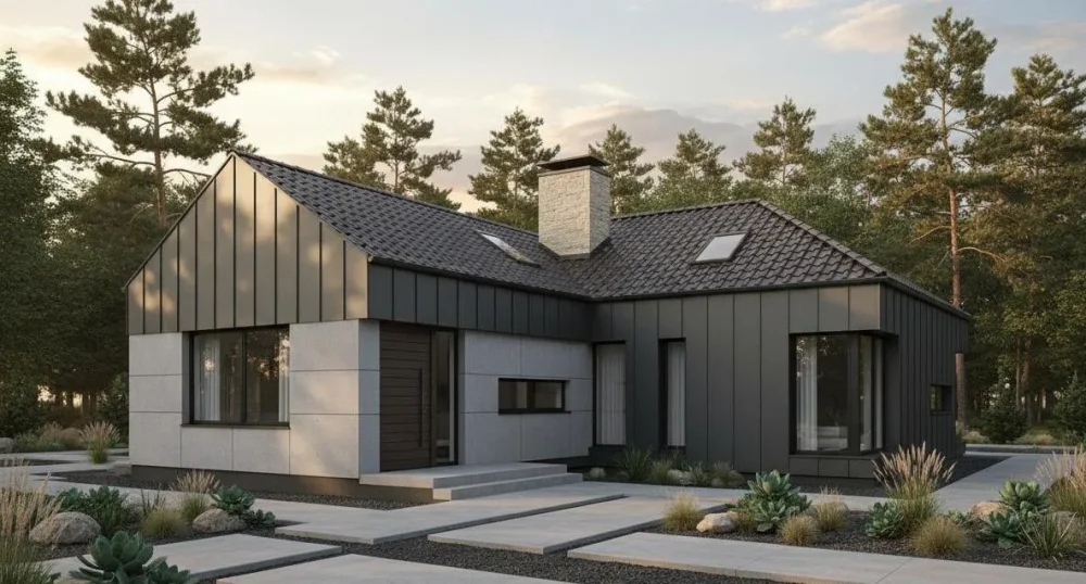 Проект Двухэтажный дом 14 на 21, 237 м2