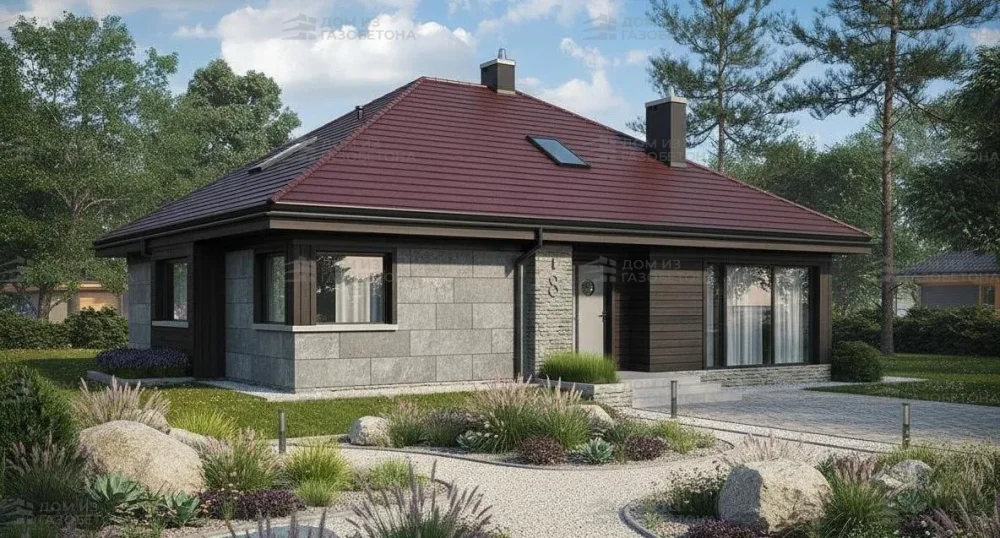 Проект Двухэтажный дом 14 на 12, 156 м2